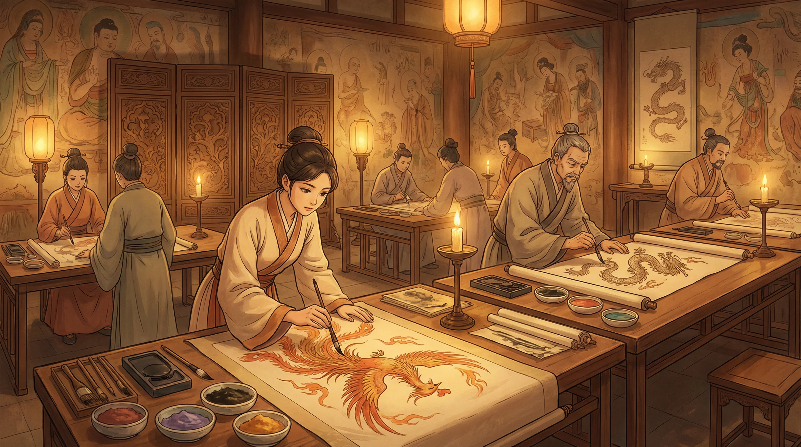 画师入驻 - 神秘电影入口 国风动漫画师